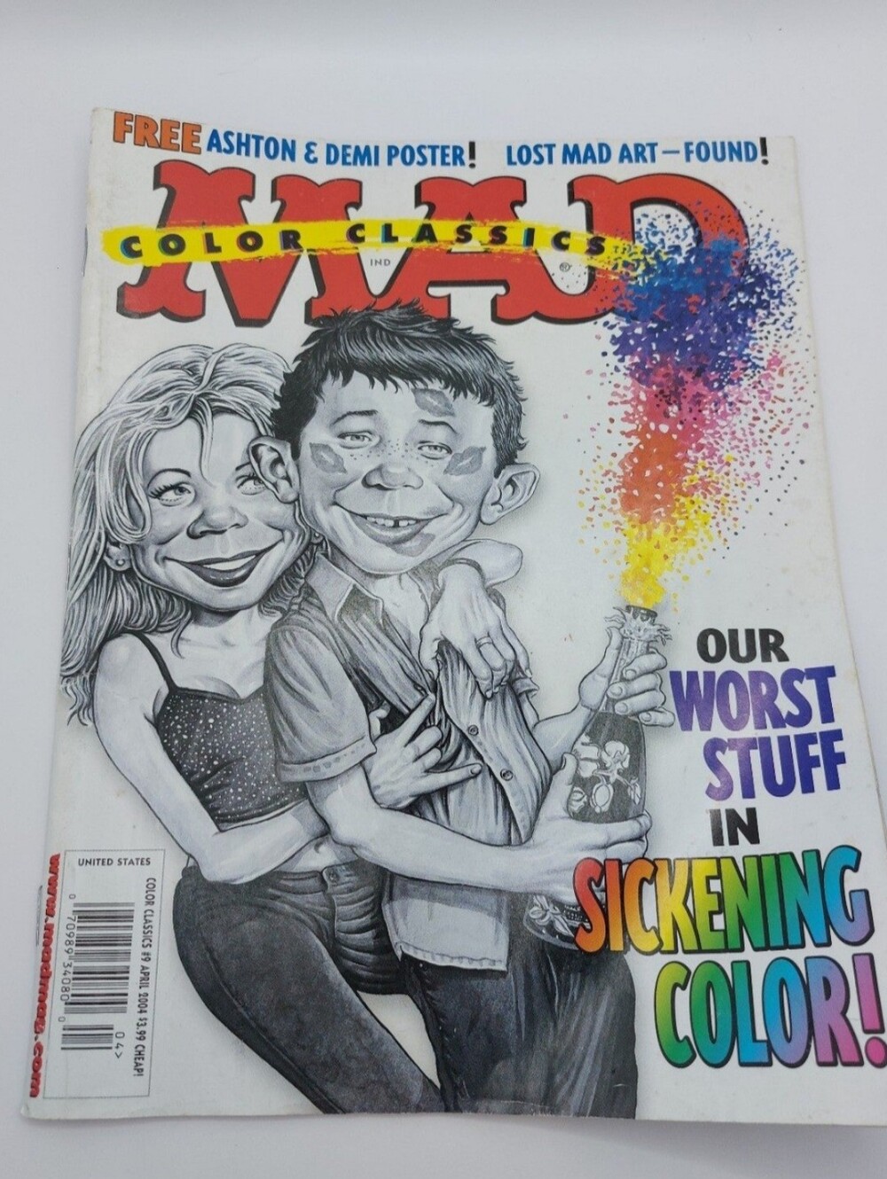 MAD Color Classics #9 April 2004 Magazine Ashton Demi Cover Vintage Humor